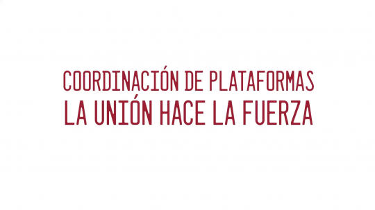 Coordinación de plataformas: La unión hace la fuerza