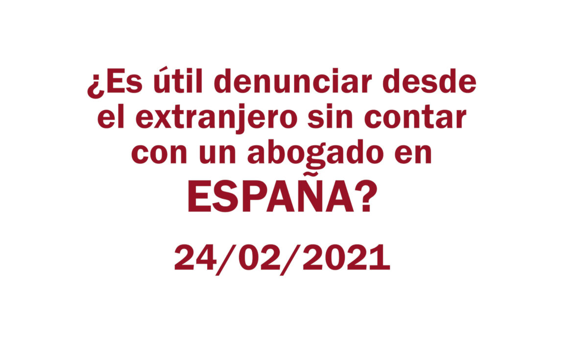Estafa Arbistar: ¿Es útil denunciar desde el extranjero sin contar con un abogado en España?