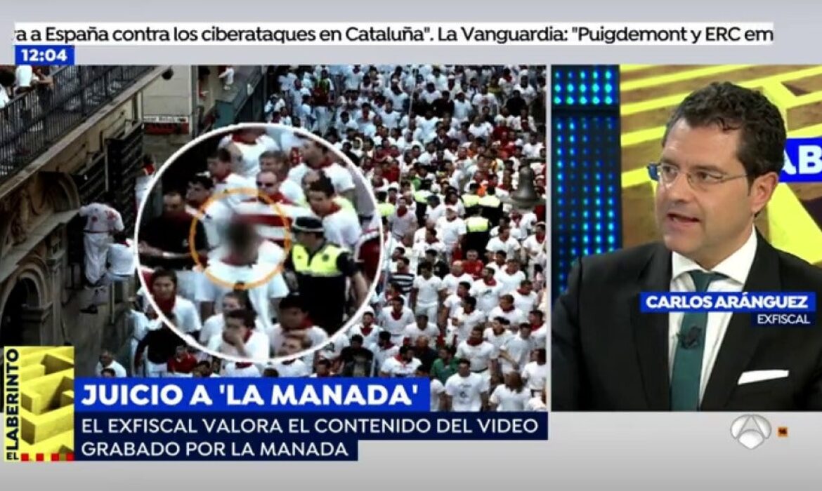 El exfiscal, Carlos Aránguez, está en el plató de ‘Espejo Público’ para hablar sobre el vídeo de ‘La Manada’