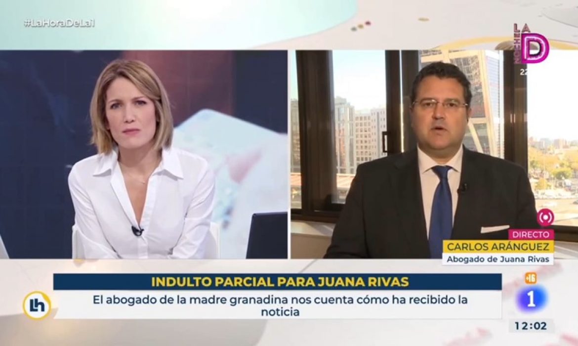 Intervención de Carlos Aránguez en la 1 (TVE)
